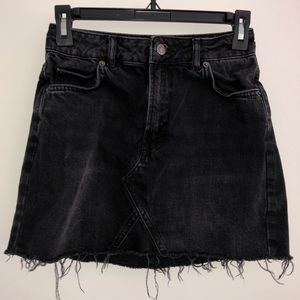 Top shop denim skirt